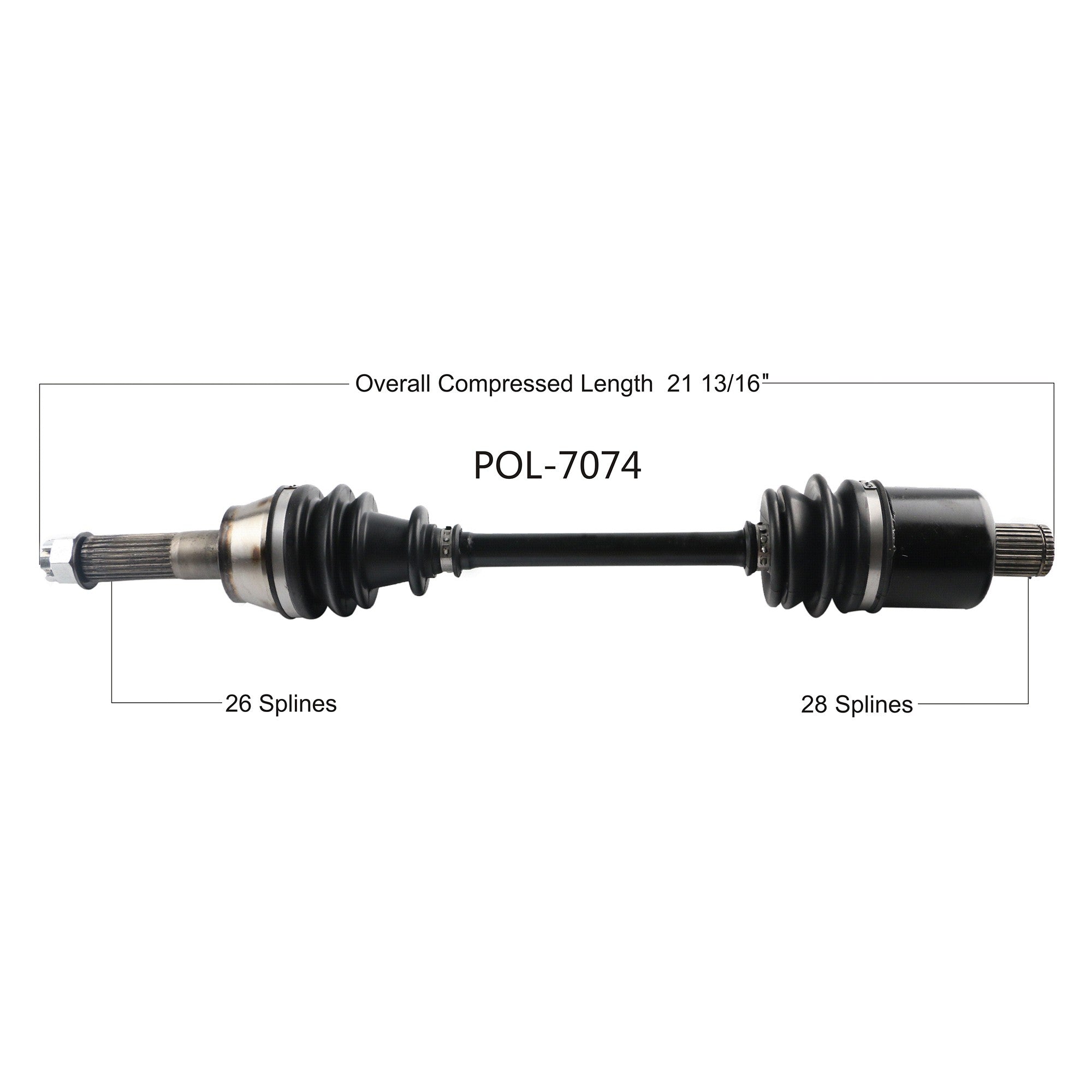 OE 2.0 AXLE REAR - 500-097074