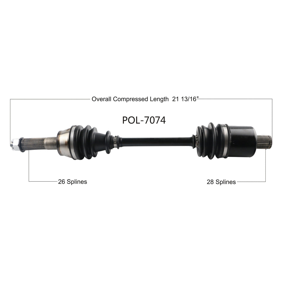 OE 2.0 AXLE REAR - 500-097074