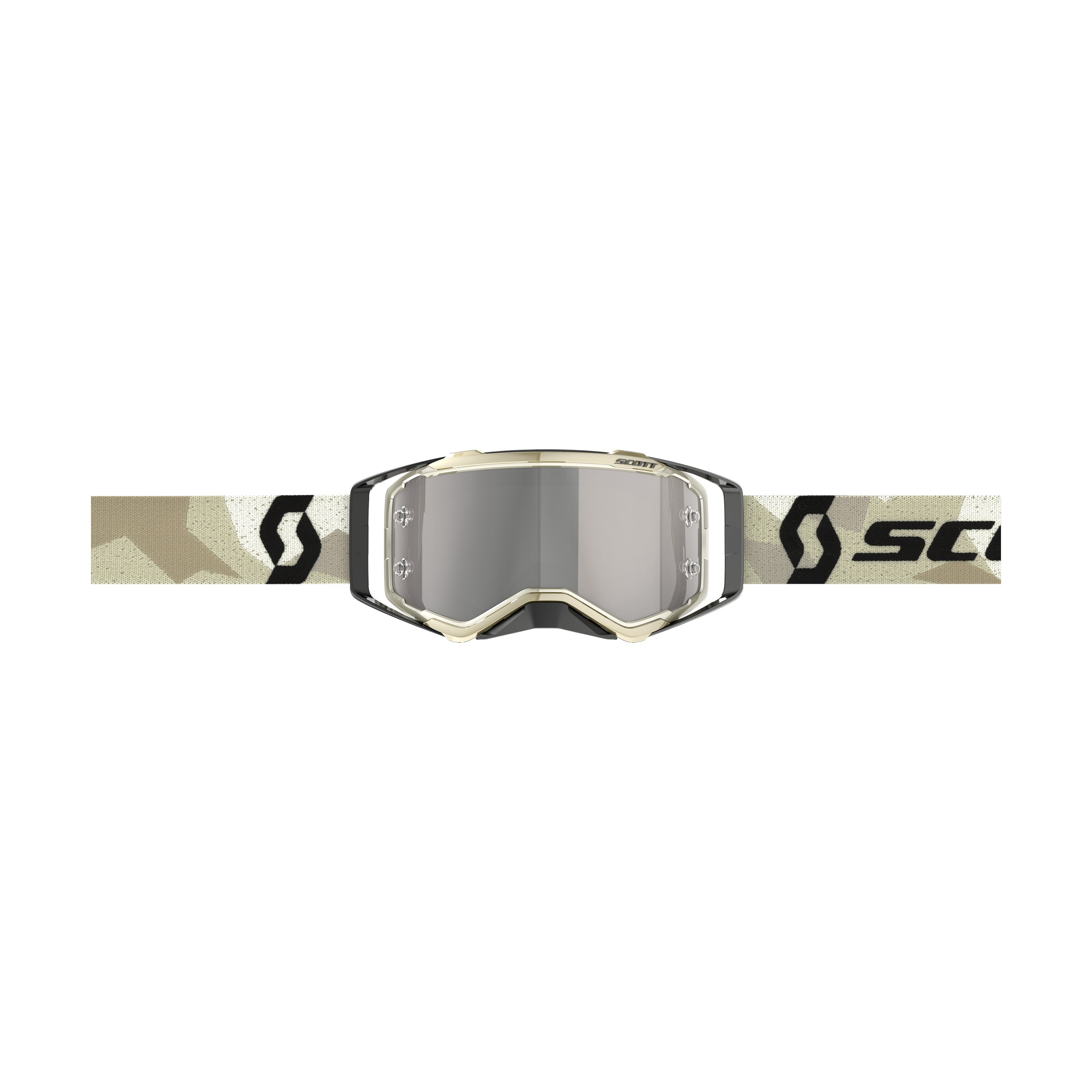 PROSPECT CAMO GOGGLE BEIGE/ BLACK SILVER CHROME WORKS - 51-5514-1