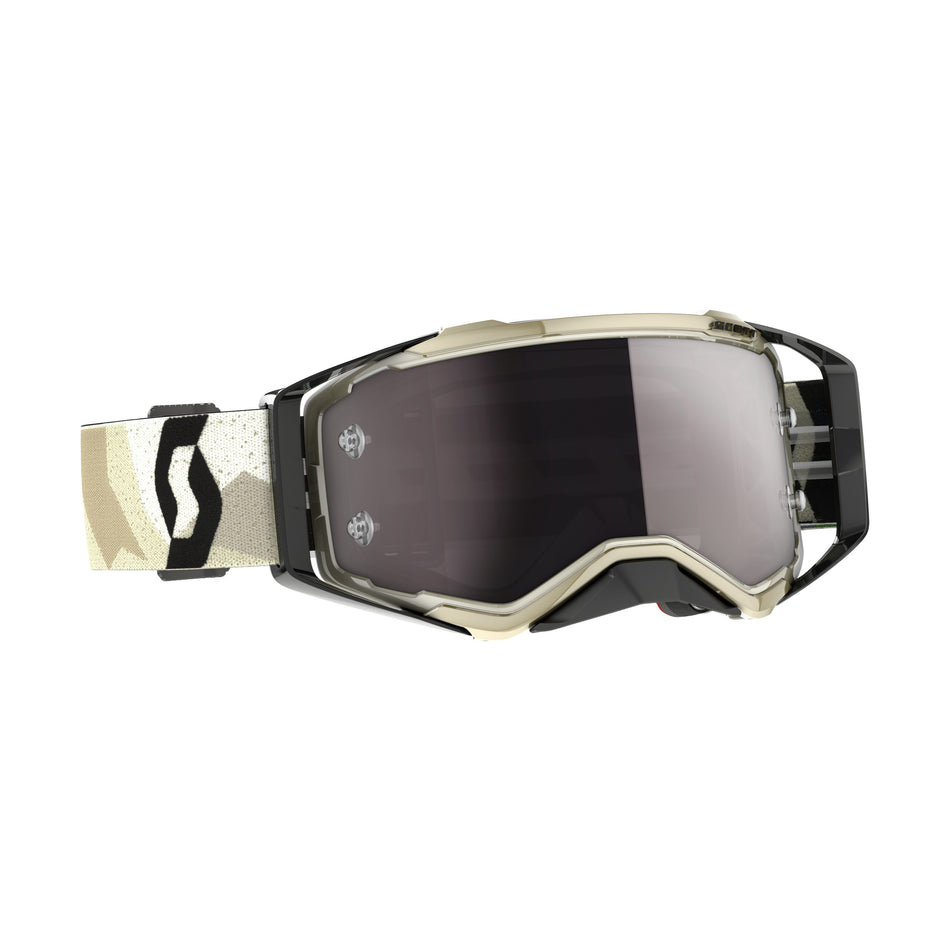PROSPECT CAMO GOGGLE BEIGE/ BLACK SILVER CHROME WORKS - 51-5514