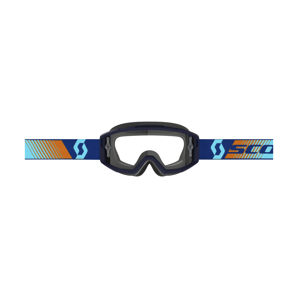 SPLIT OTG GOGGLE ROYAL BLUE ORANGE CLEAR WORKS - 51-5544-1