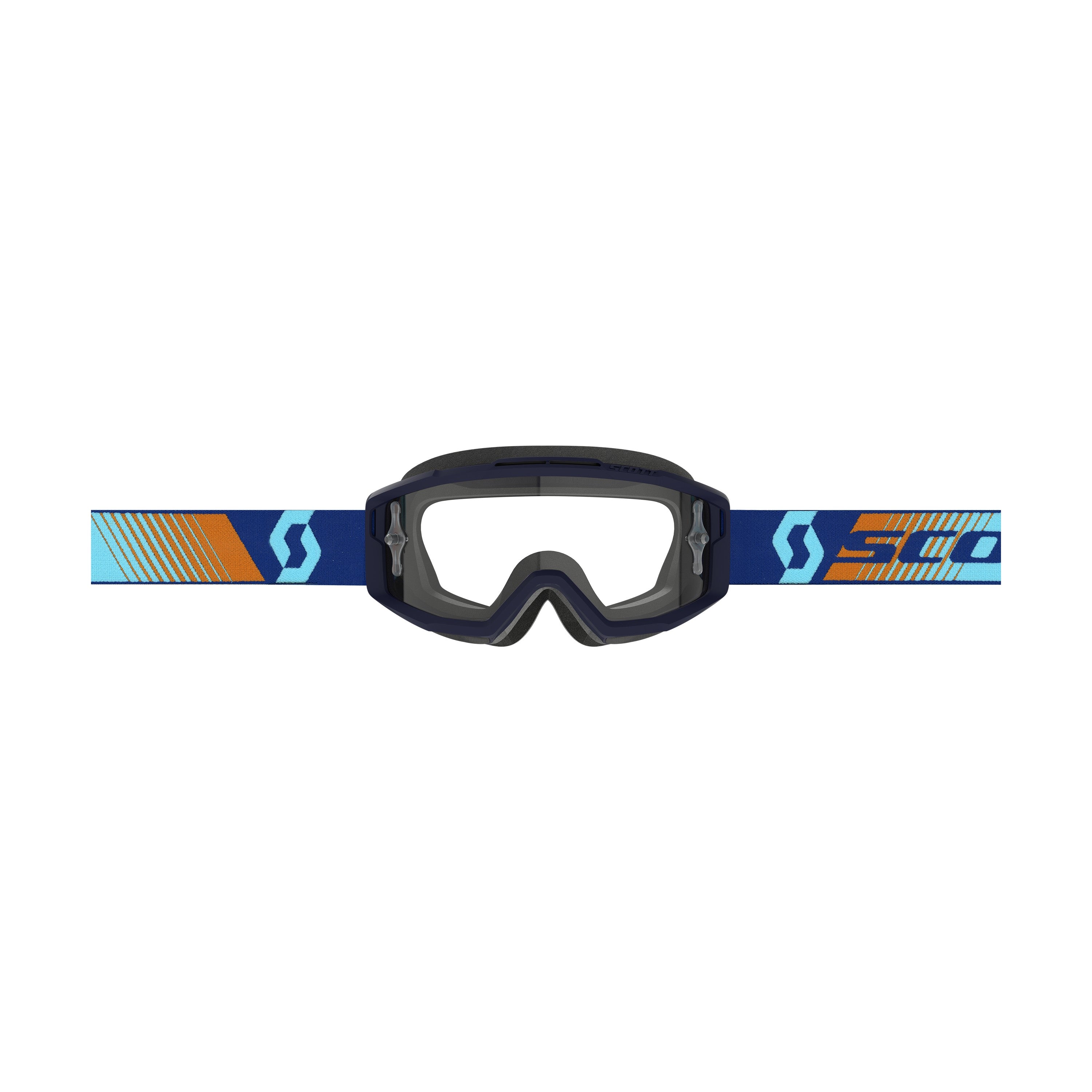 SPLIT OTG GOGGLE ROYAL BLUE ORANGE CLEAR WORKS - 51-5544-1
