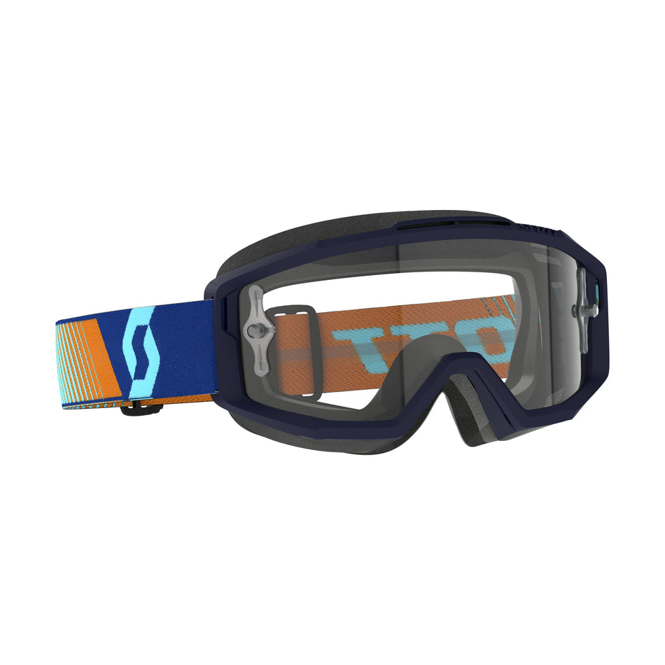 SPLIT OTG GOGGLE ROYAL BLUE ORANGE CLEAR WORKS - 51-5544