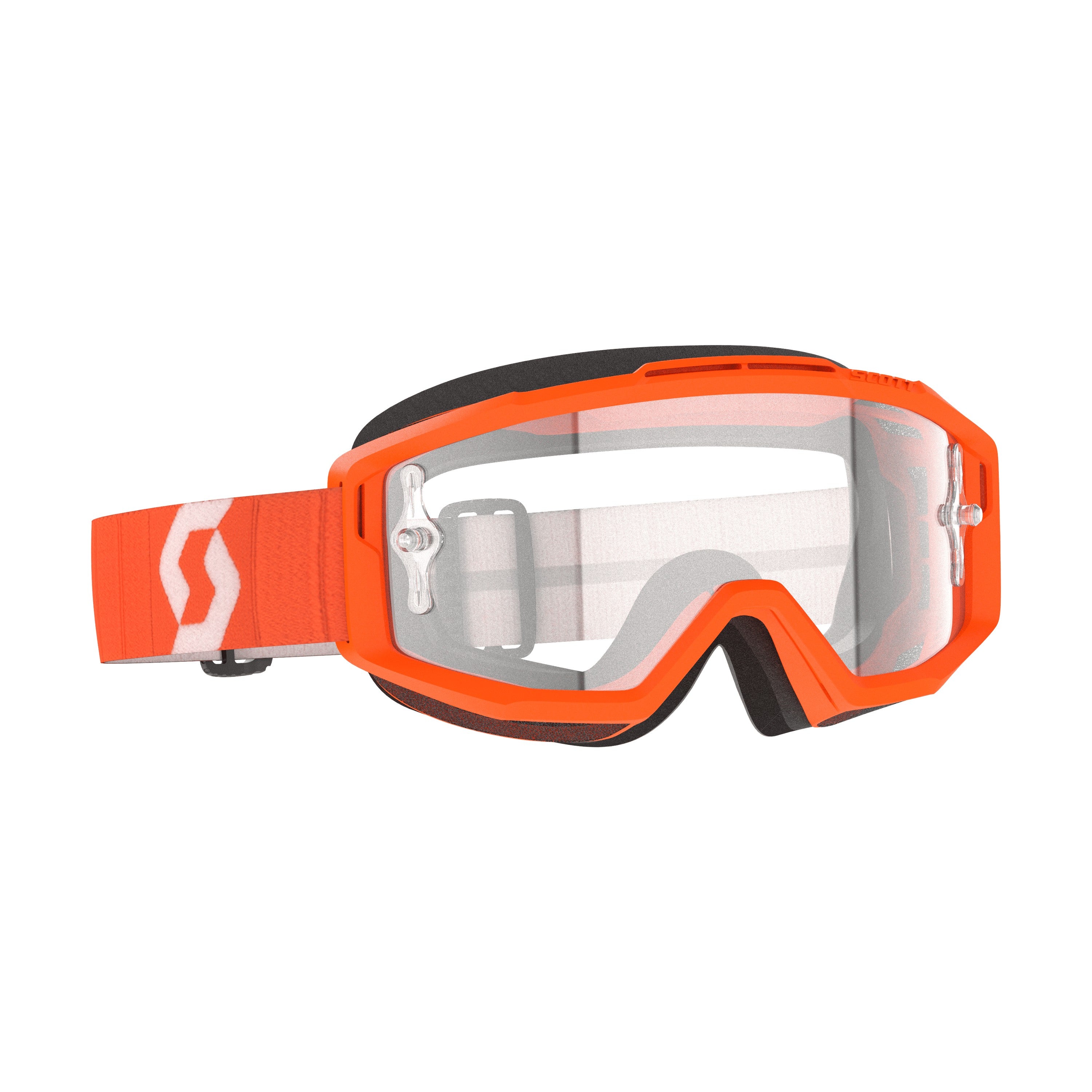 SPLIT OTG GOGGLE ORANGE CLEAR LENS - 51-5646