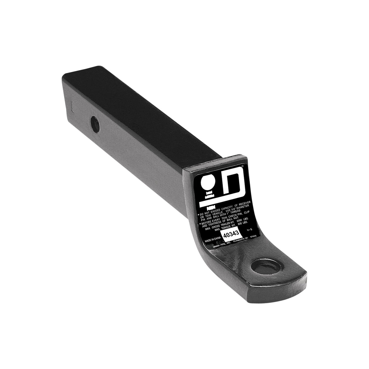 BALL MOUNT 2" DROP 3/4" RISE 2" CLASS III 1" HOLE - 52-1742