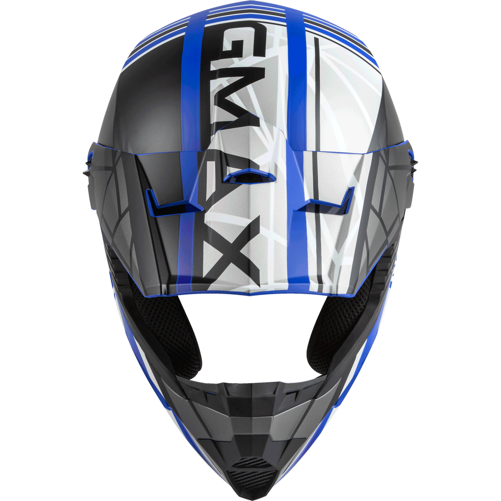 GMAX MX-46 Off Road Mega Helmet Matte Blue/Black/White