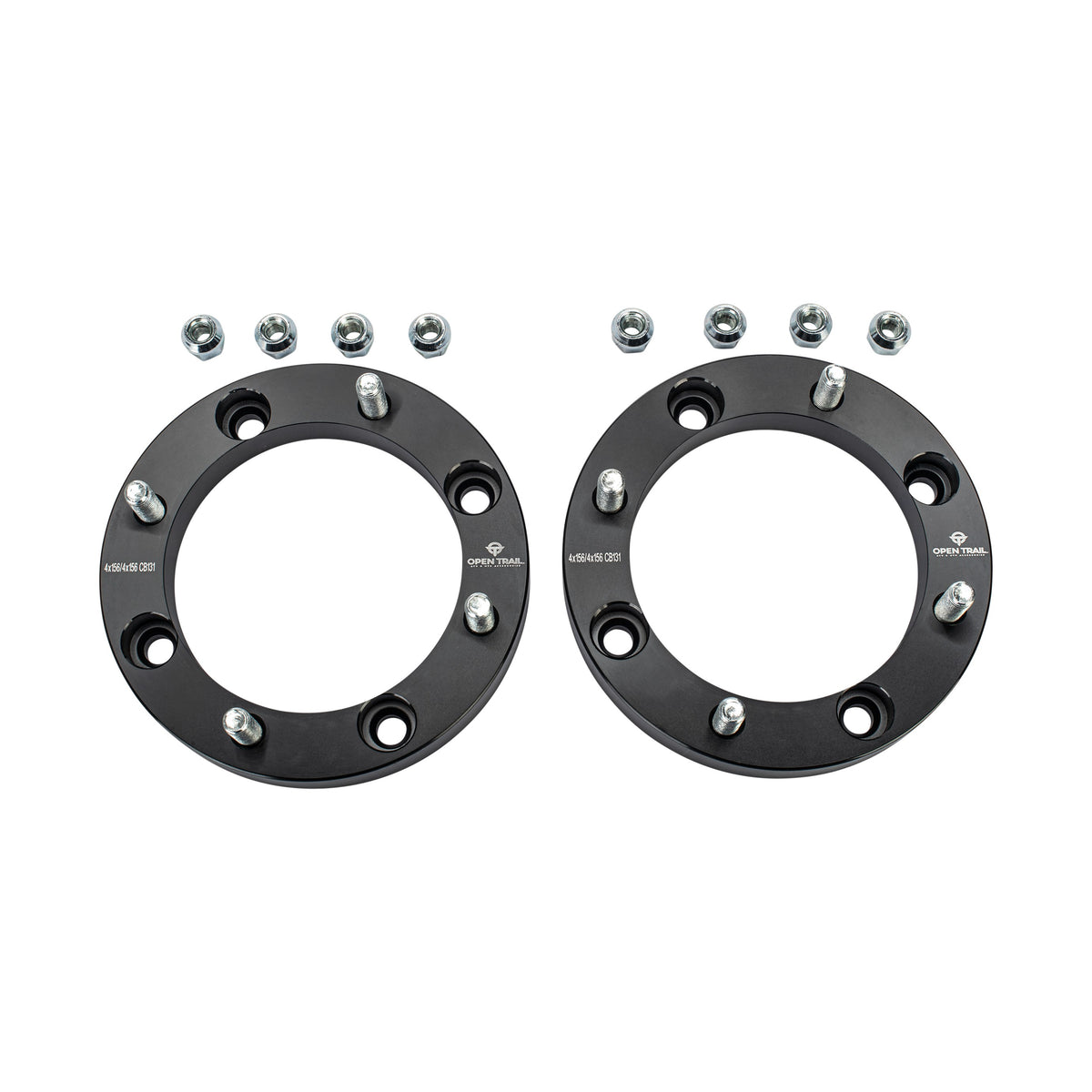WHEEL SPACER ADAPTER 1" 4/156 3/8" TO 4/156 12MM X 1.5 - 532-0131
