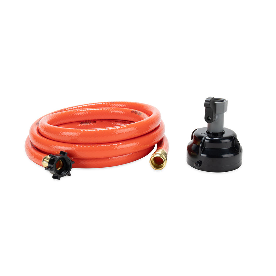 Camco RhinoFLEX 10', Clean Out Hose System 5/8" with Rinse Cap - 22999