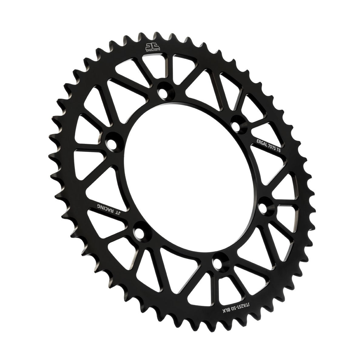 REAR RACELITE SPROCKET ALUM 50T-520 BLK HON/YAM - 554-25150BK