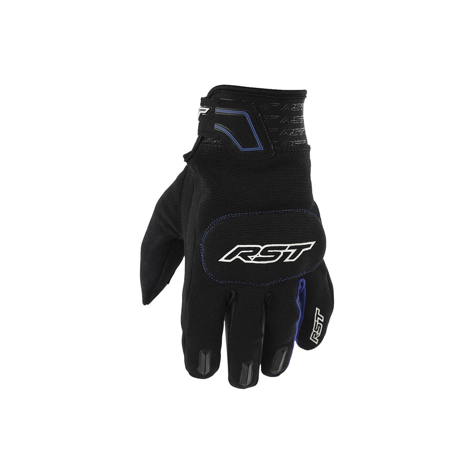RIDER CE GLOVE BLACK/BLUE LG - 556-2100110-1