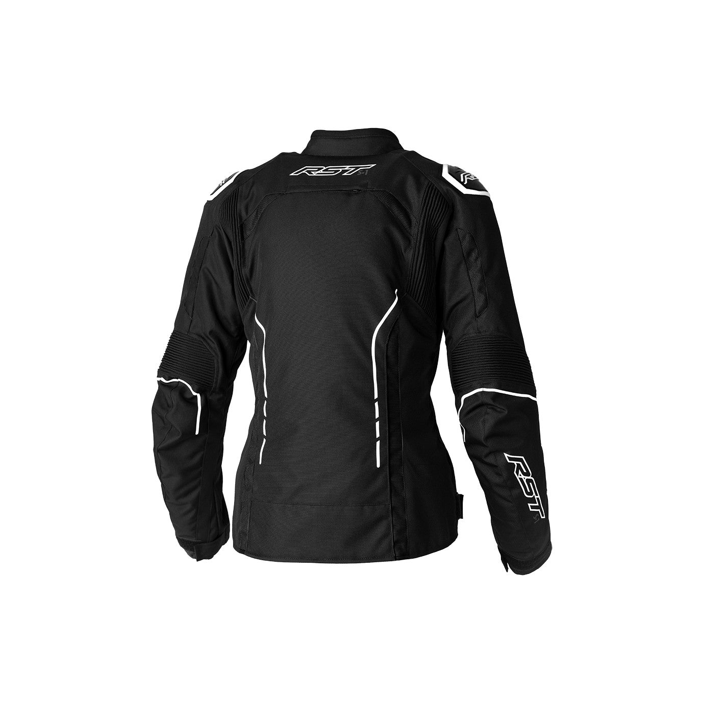 LADIES S1 CE JACKET BLACK/WHITE TEXTILE MD - 556-3056012-1