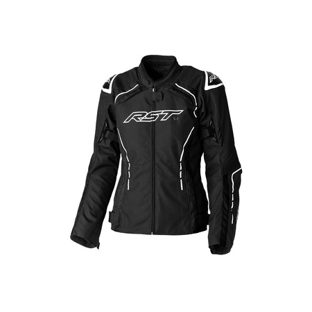 LADIES S1 CE JACKET BLACK/WHITE TEXTILE MD - 556-3056012
