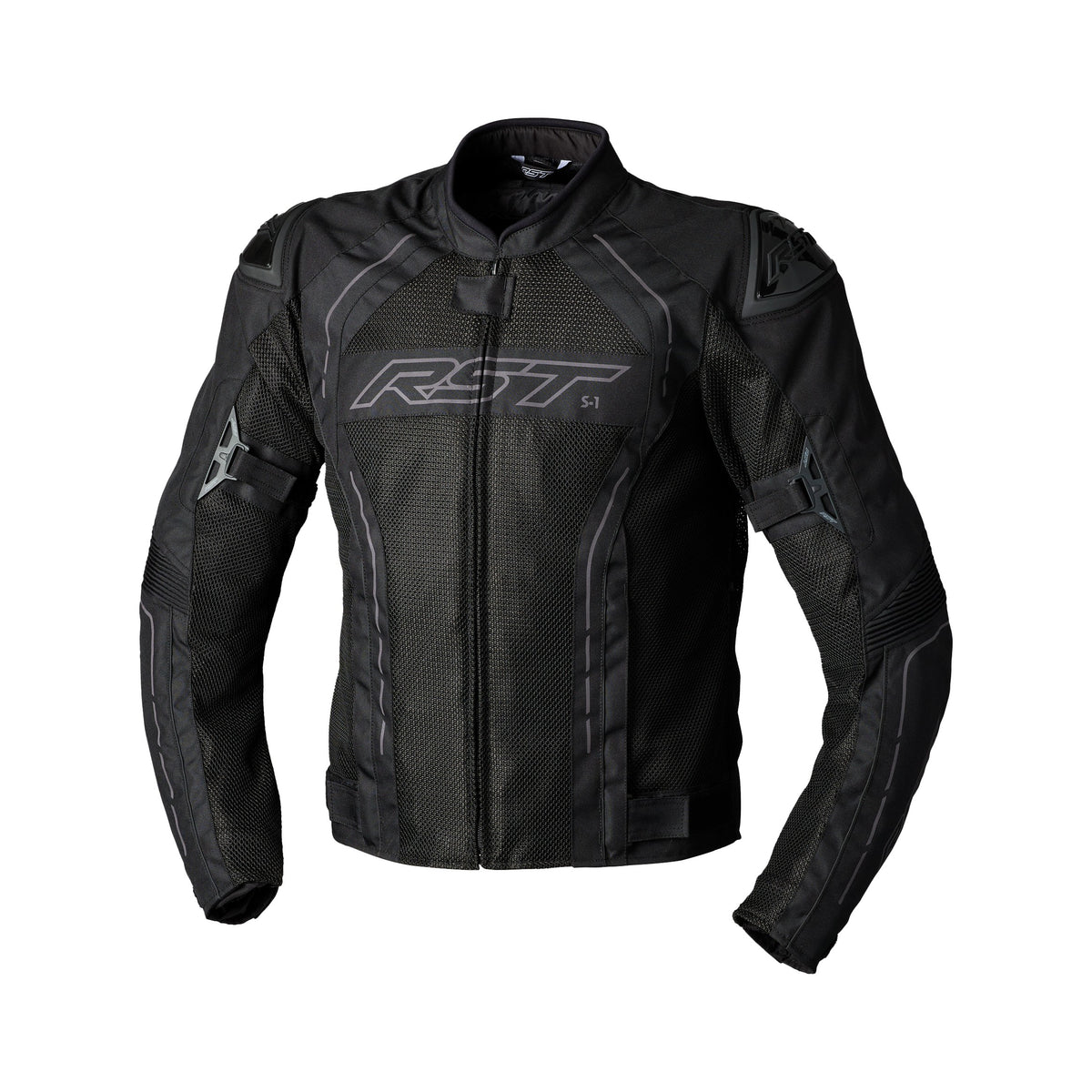 S1 MESH CE JACKET BLACK/BLACK  TEXTILE LG - 556-3117044