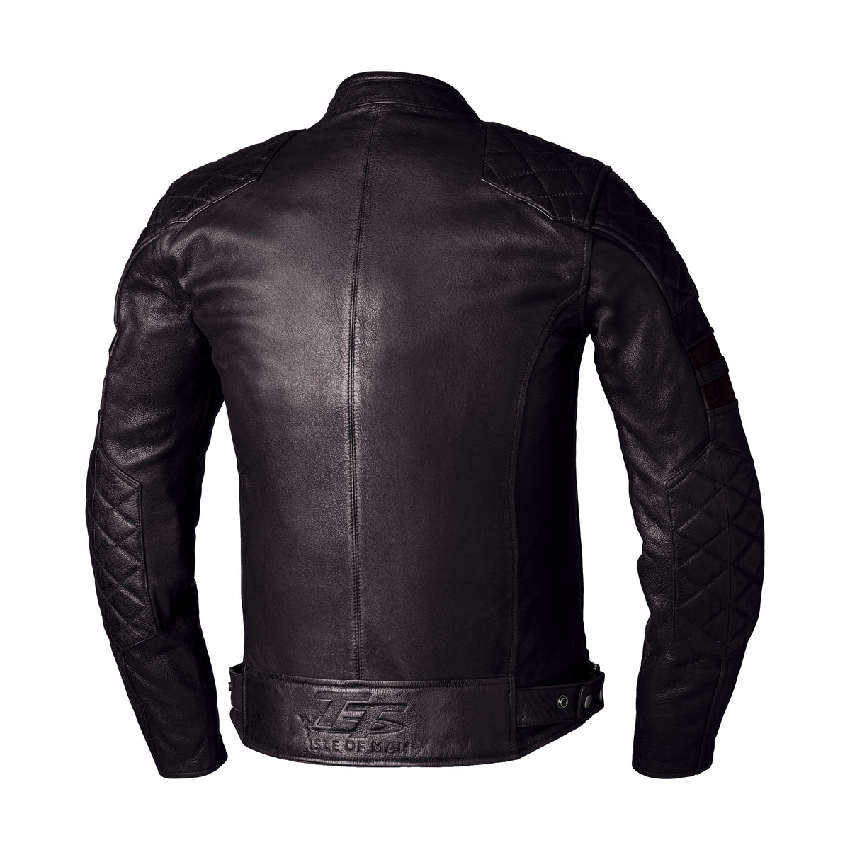 IOM TT HILLBERRY 2 CE JACKET BROWN LEATHER MD - 556-3157142-1