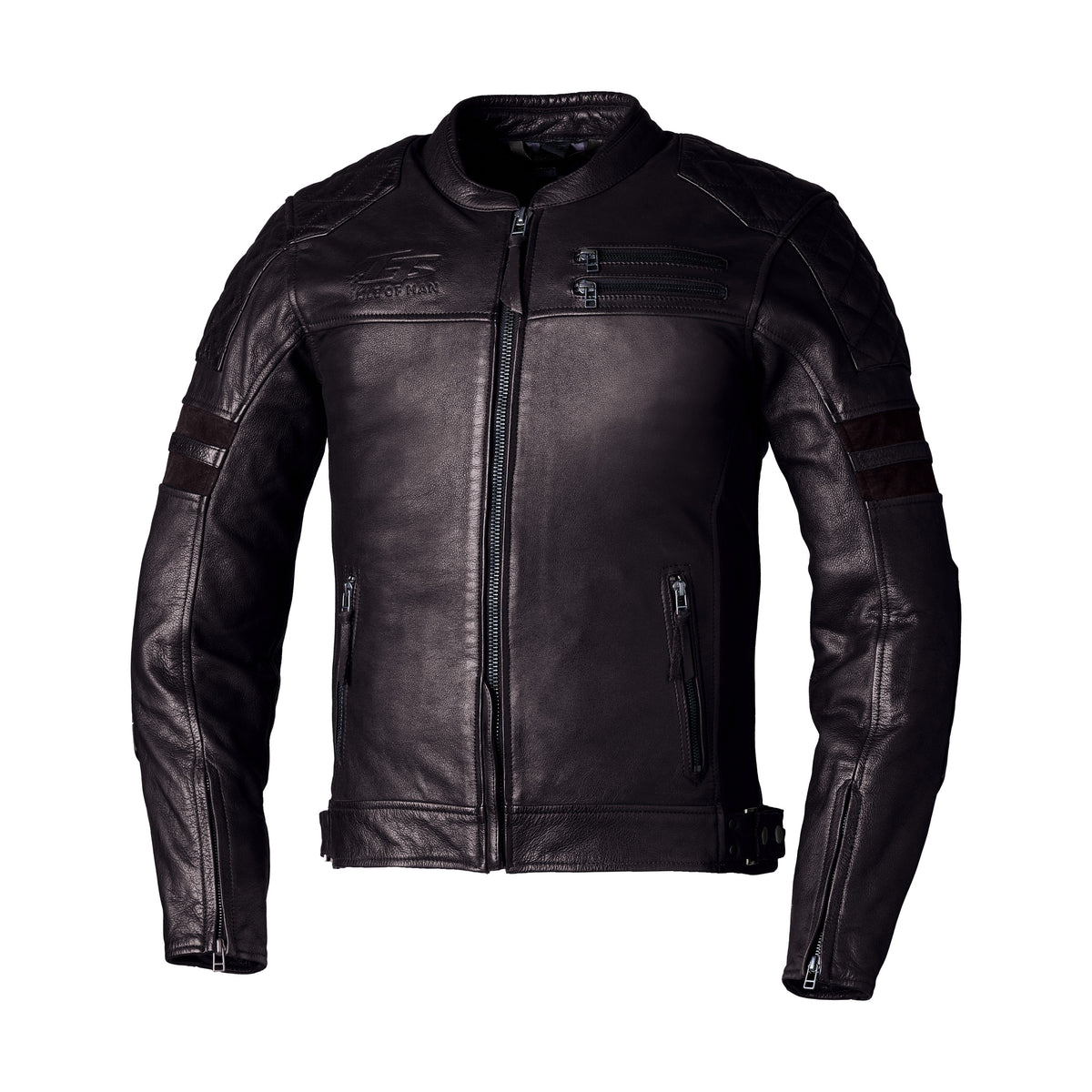 IOM TT HILLBERRY 2 CE JACKET BROWN LEATHER MD - 556-3157142
