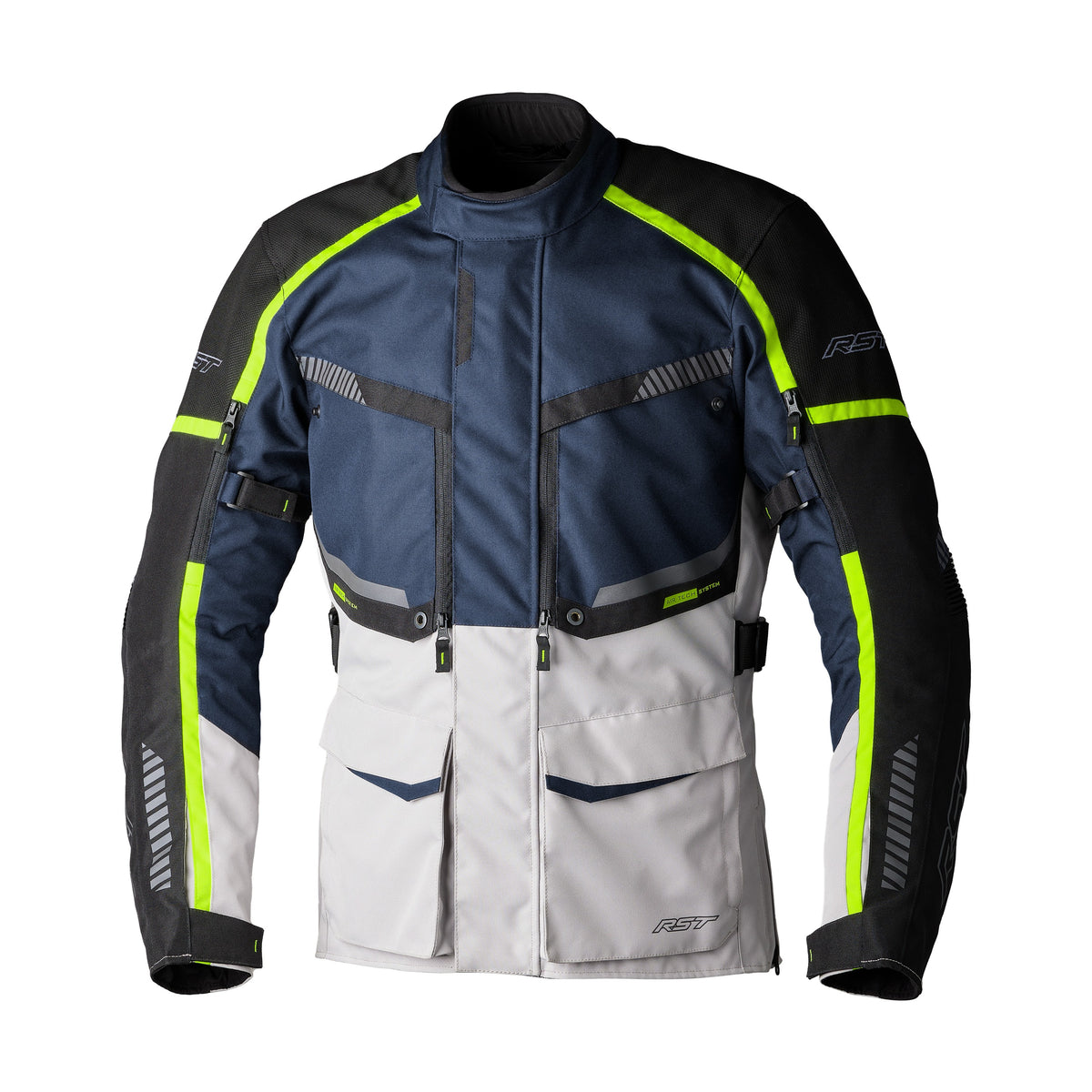 MAVERICK EVO CE JACKET NAVY/SILVER TEXTILE LG - 556-3198244