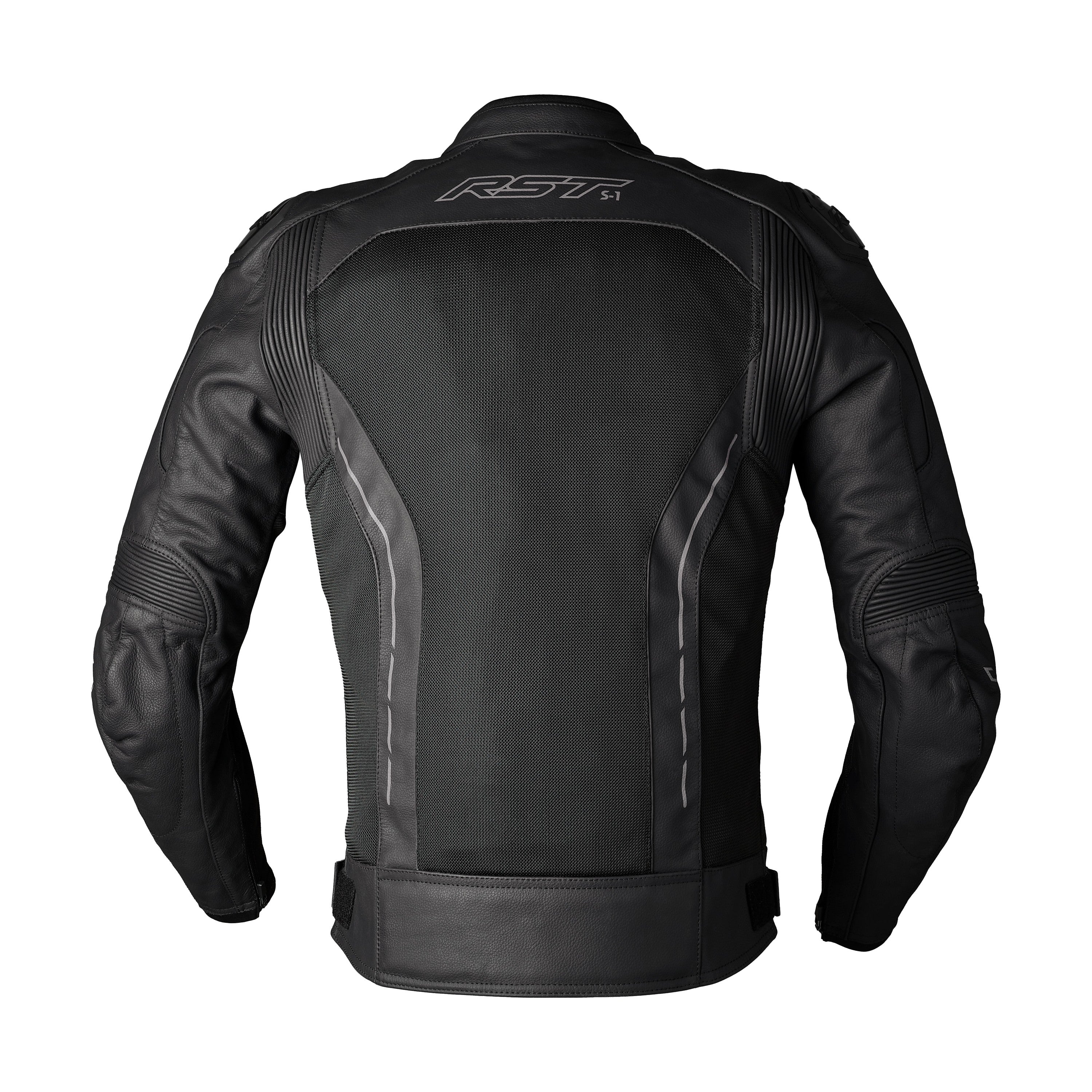 S1 MESH CE JACKET BLACK/BLACK LEATHER XL - 556-3465046-1