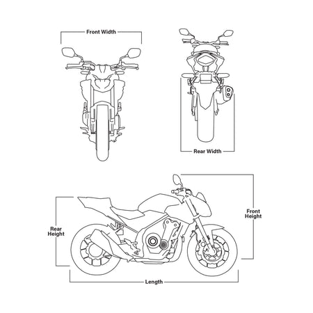 ELITE SERIES COVER SPORT BIKE BLACK - 56-08001SB-2