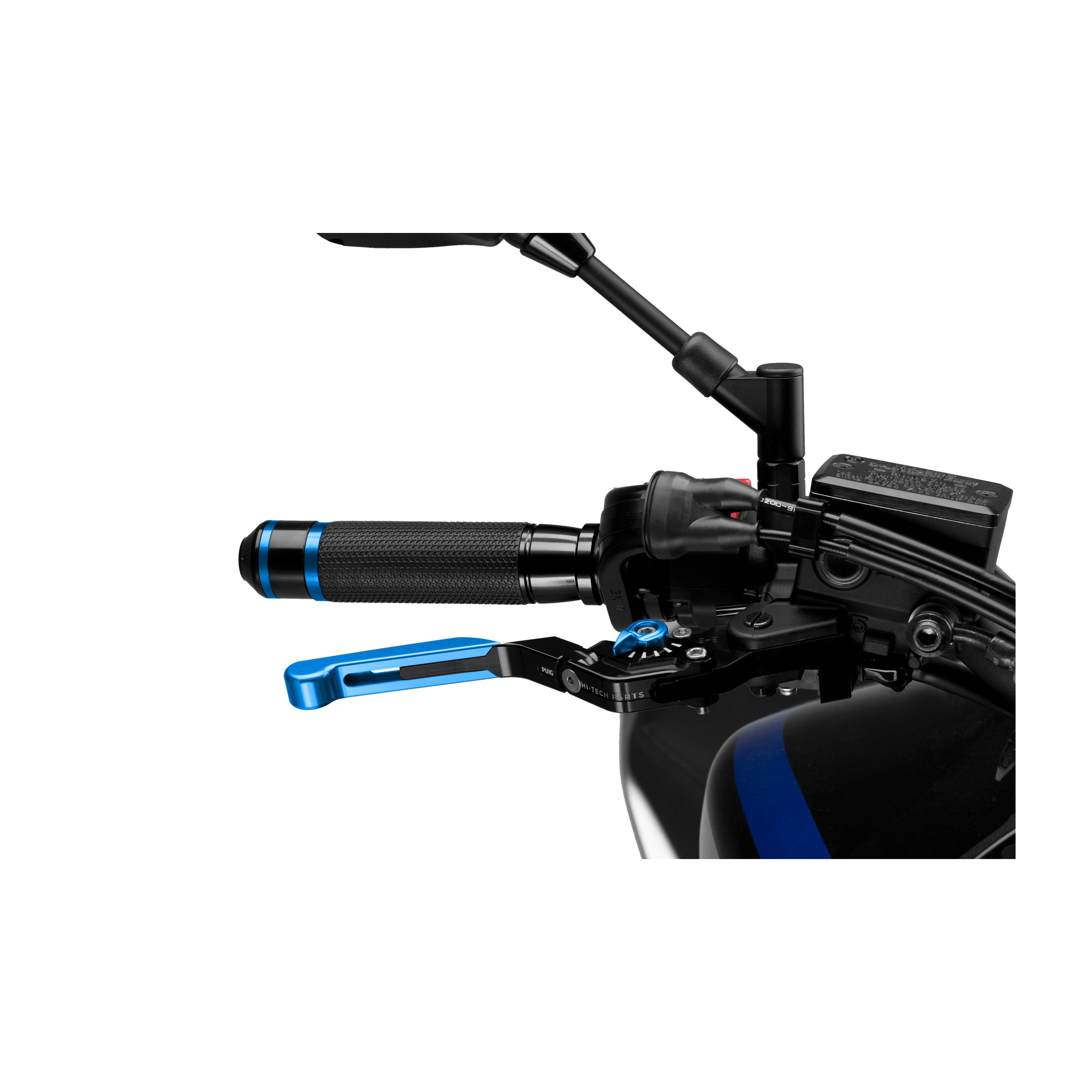 LEVER BRAKE EXTENDABLE/FOLDABLE BLUE - 561-00014B