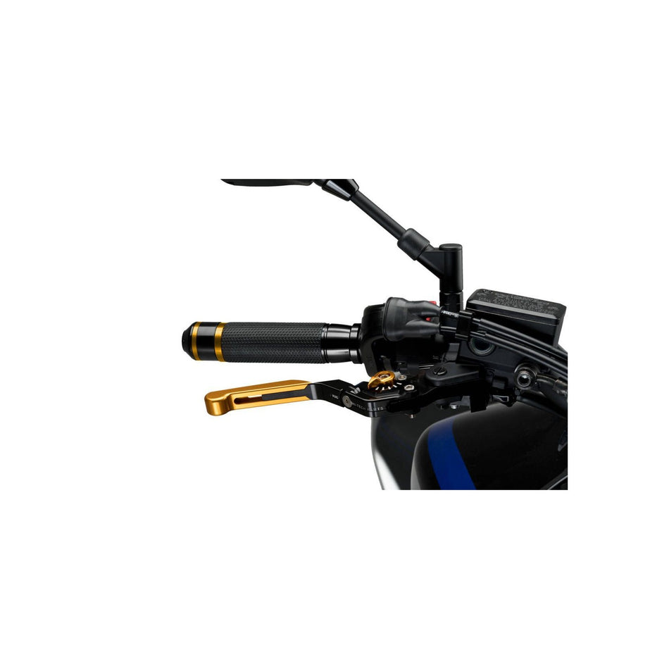 LEVER BRAKE EXTENDABLE/FOLDABLE GOLD - 561-00014G