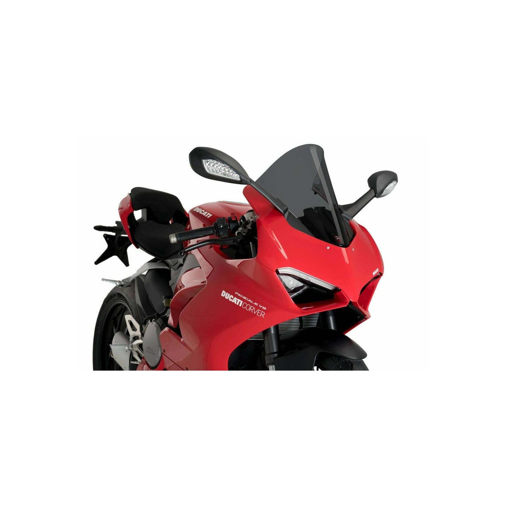 WINDSCREEN RACING DARK SMOKE DUC - 561-09690D