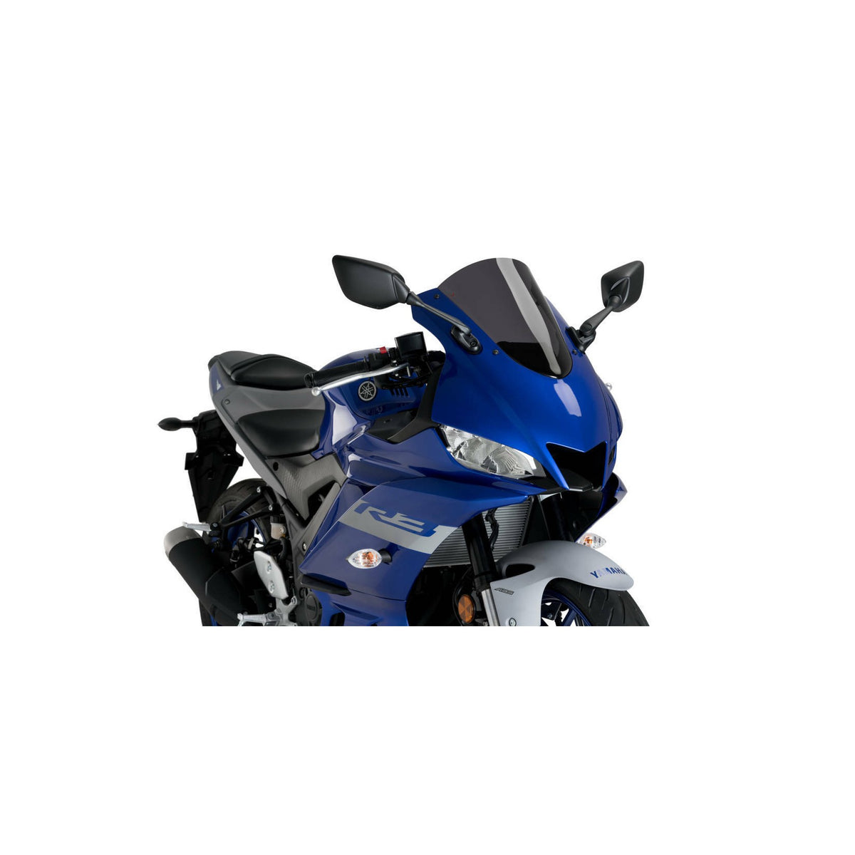 Puig R Racer R9 Windscreen PUIG WINDSCREEN R-RACER DARK SMOKE YAM - 561-3737D – DDRV.com