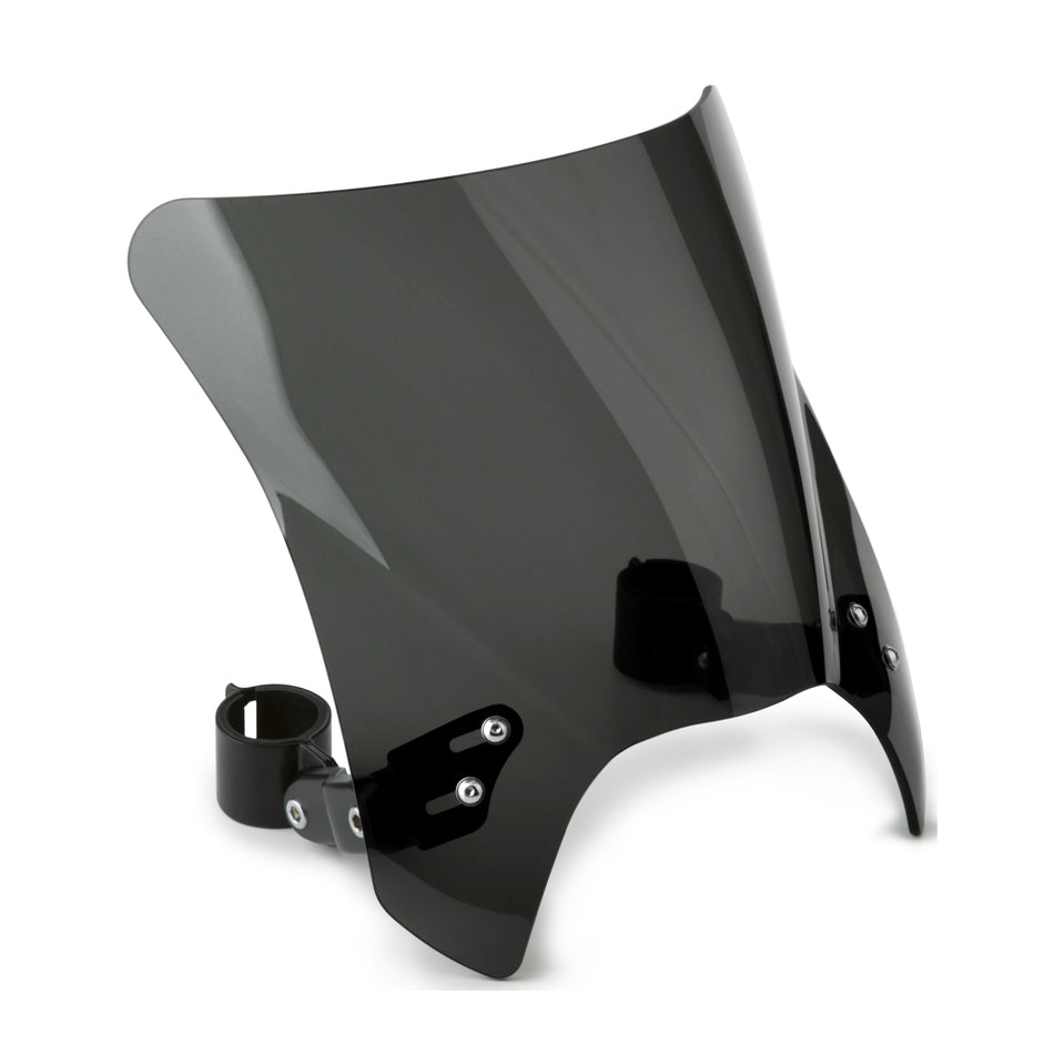 MOHAWK WINDSHIELD DARK TINT BLACK HARDWARE - 562-2850B