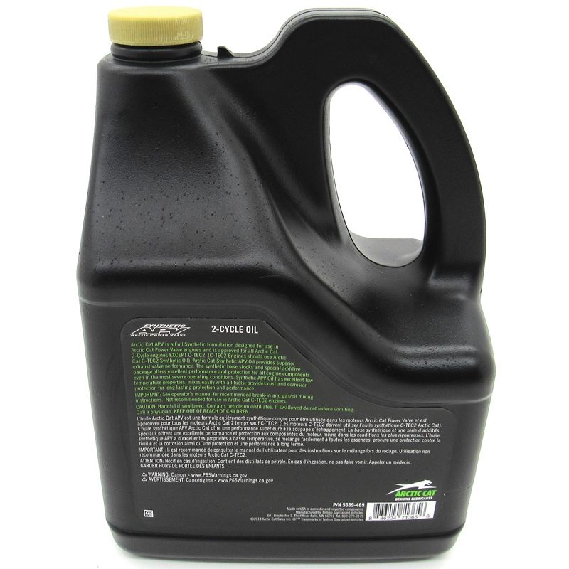 Arctic Cat APV Synthetic 2-Stroke Injection Oil - 1 Gallon- 5639-469