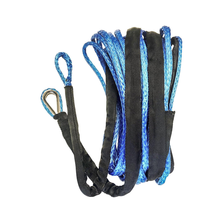 SYNTHETIC WINCH ROPE 3/16" DIAMETER X 50 FT. BLUE - 57-0671