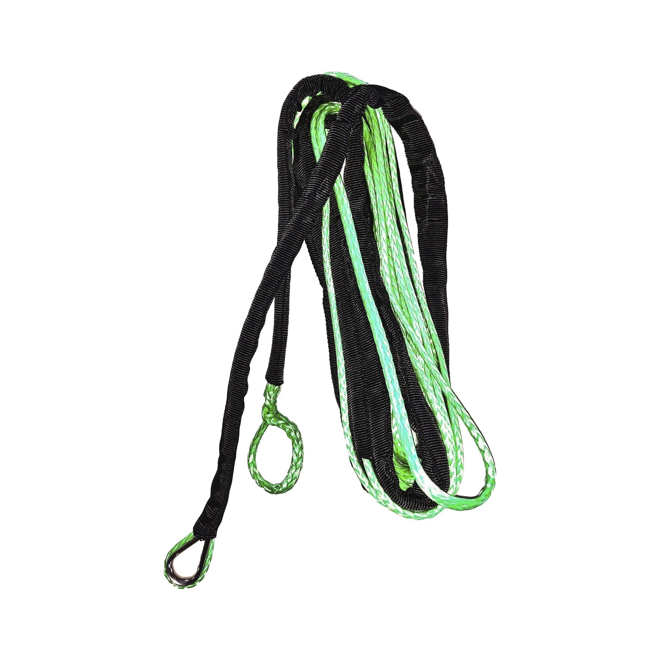 SYNTHETIC WINCH ROPE 1/4" DIAMETER X 50 FT. GREEN - 57-0679