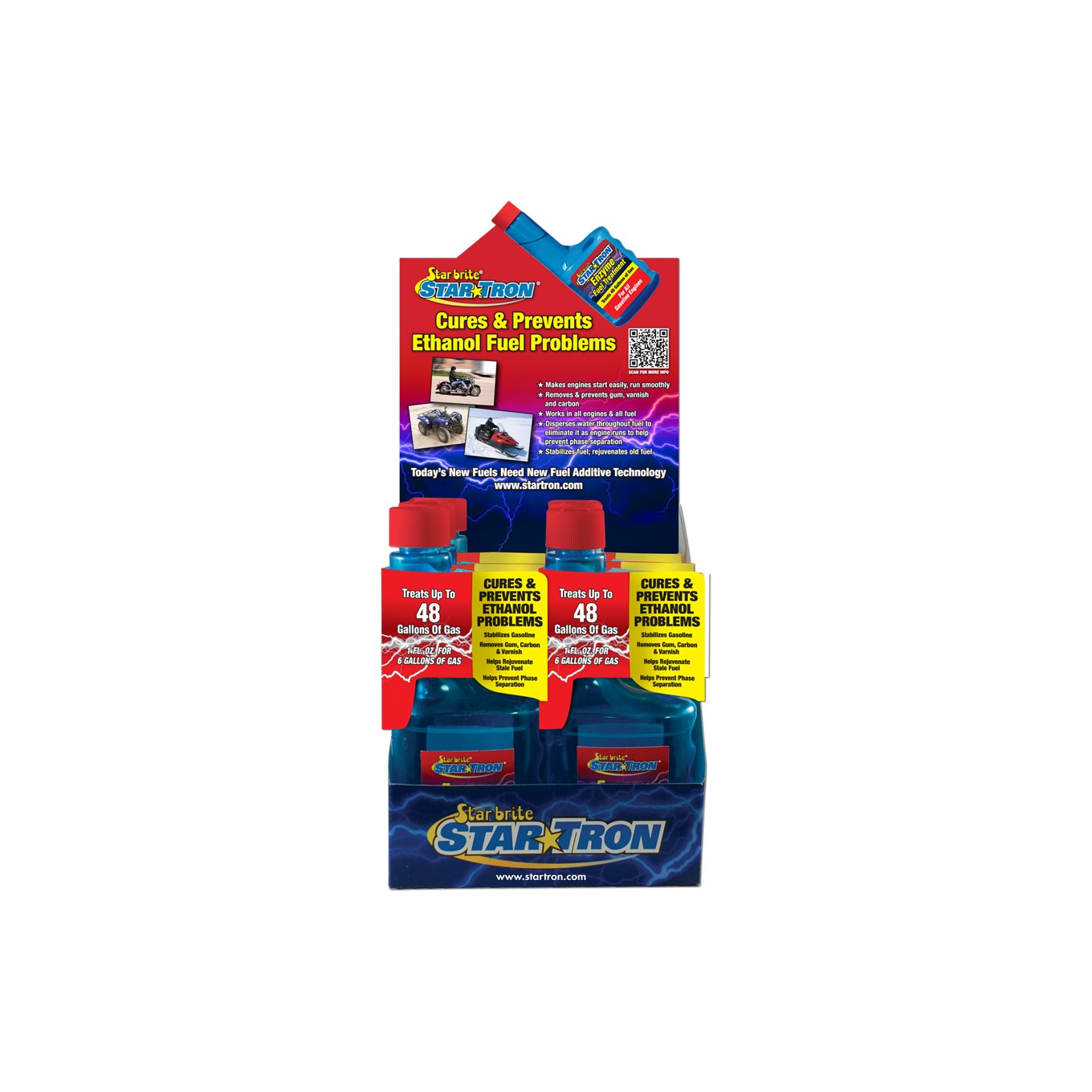 ENZYME FUEL TREATMENT 8OZ 6/PK W/COUNTER DISPLAY - 57-1141