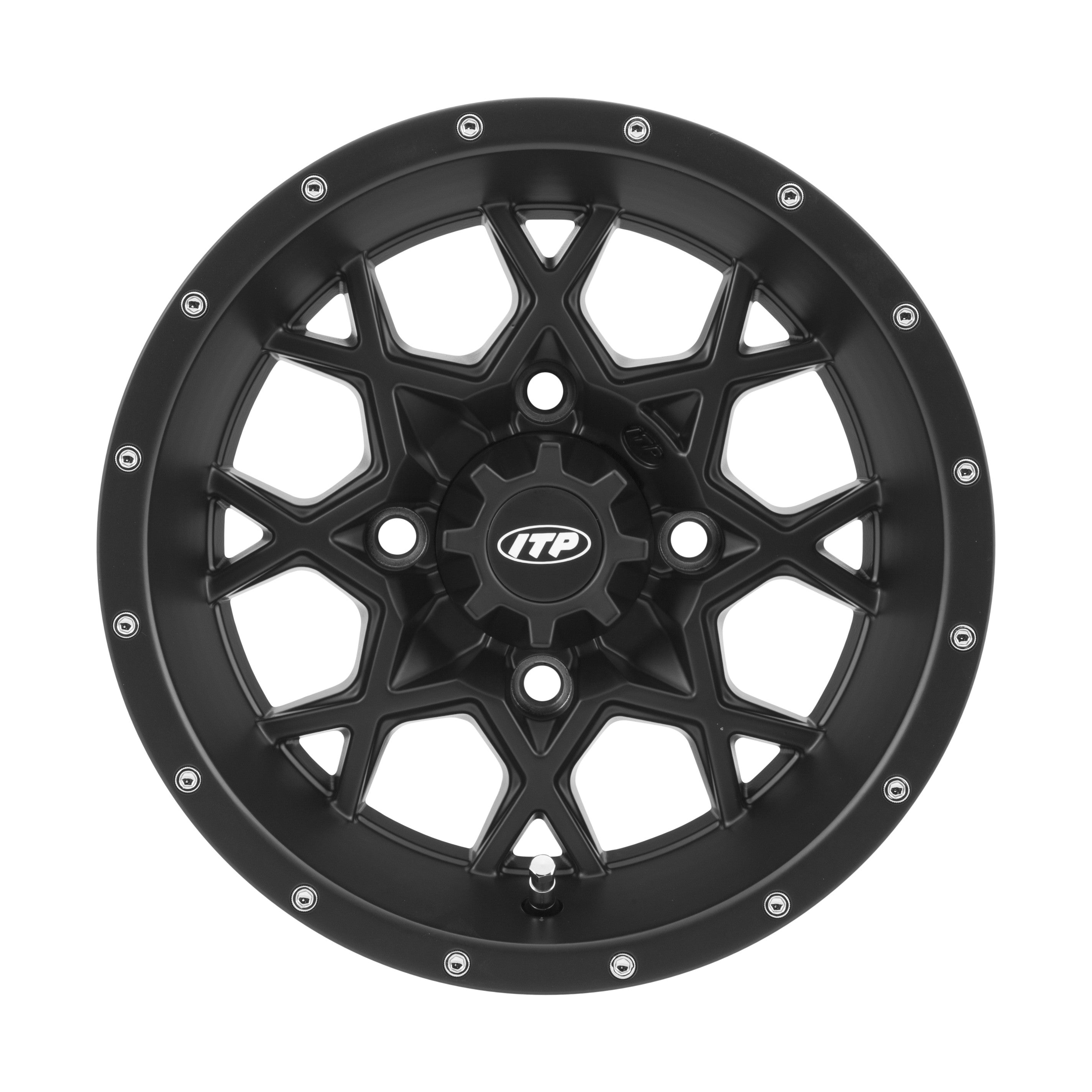 HURRICANE 15X7 4/137 5+2 BLACK - 57-86455