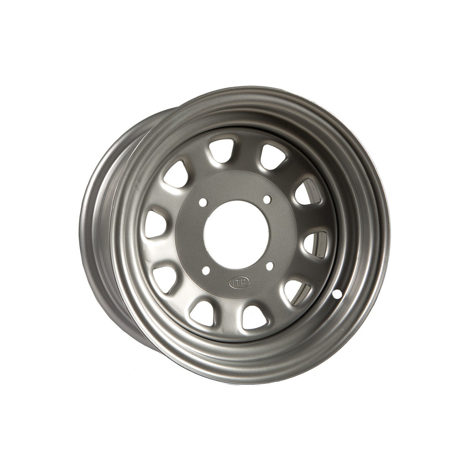 DELTA STEEL WHEEL SILVER 12X7 5+2 4/115 FRNT - 57-9230