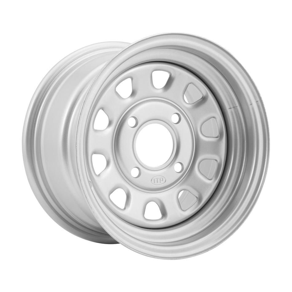 DELTA STEEL WHEEL SILVER 12X7 2+5 4/110 REAR - 57-9233