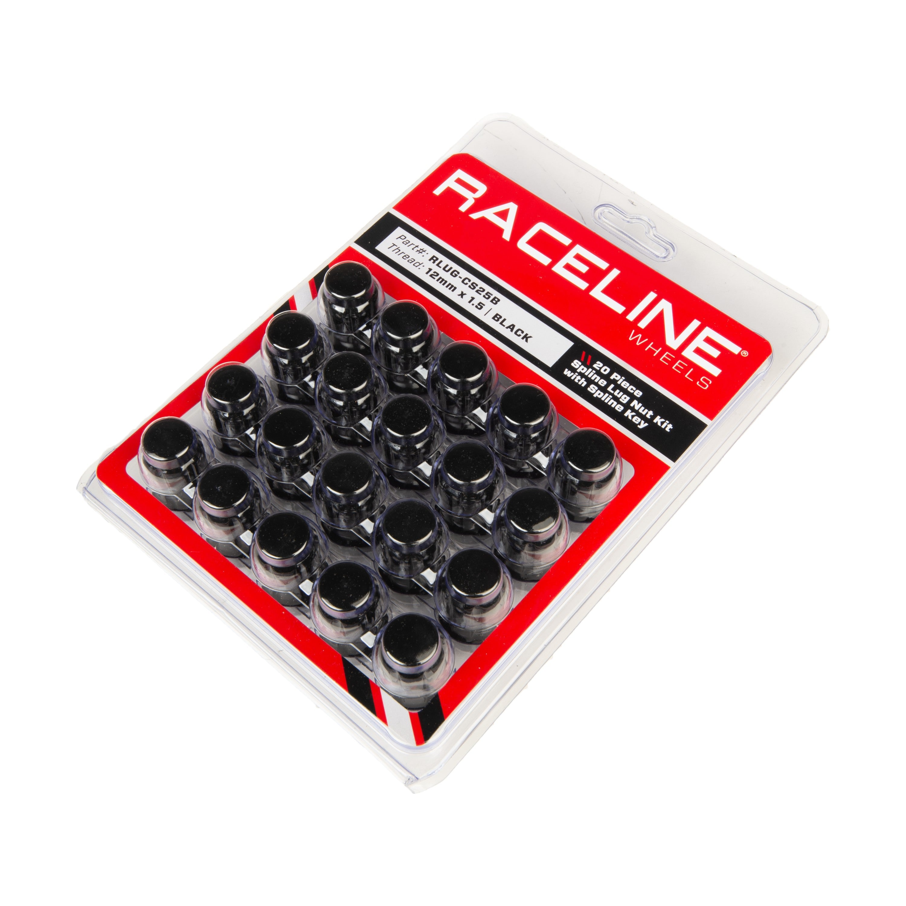 12MMX1.50 LOCK STYLE LUG 20/PK LOCK STYLE LUG NUTS BLK - 57-94139B