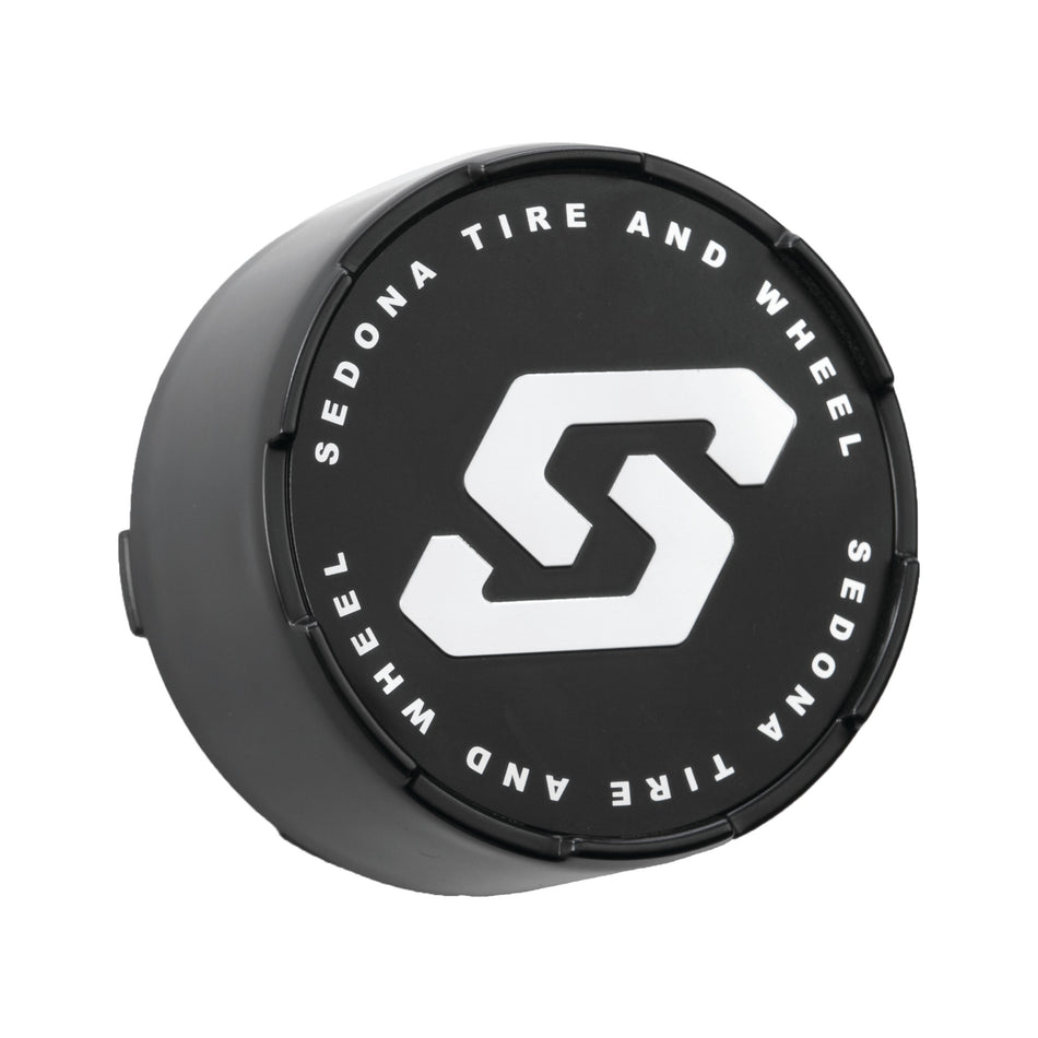 SPLIT 6 WHEEL REPLACMENT CAP BLACK 4/137-4/156 - 570-0011