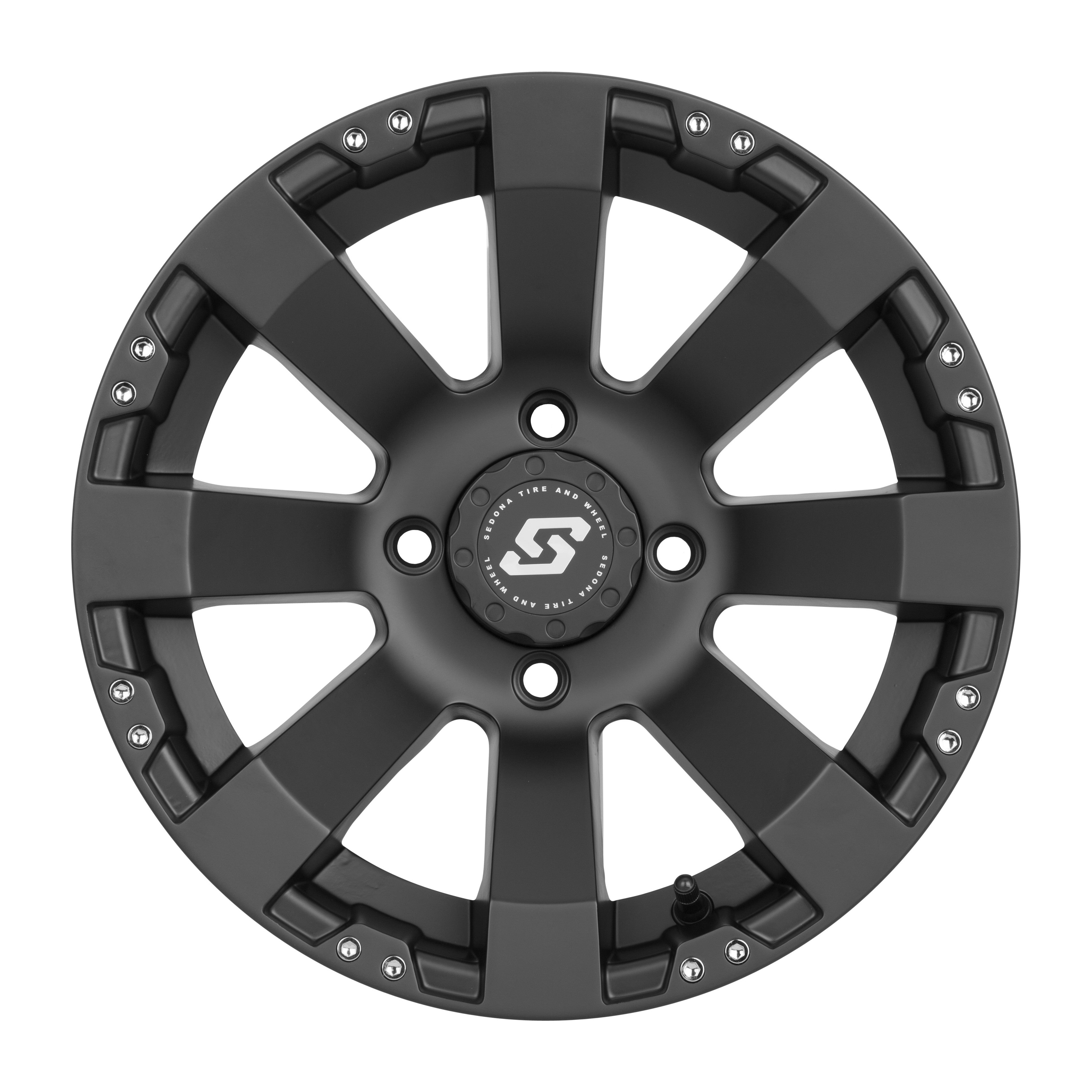 SPYDER WHEEL 14X7 4/137 5+2 (+10MM) BLACK - 570-1155-1