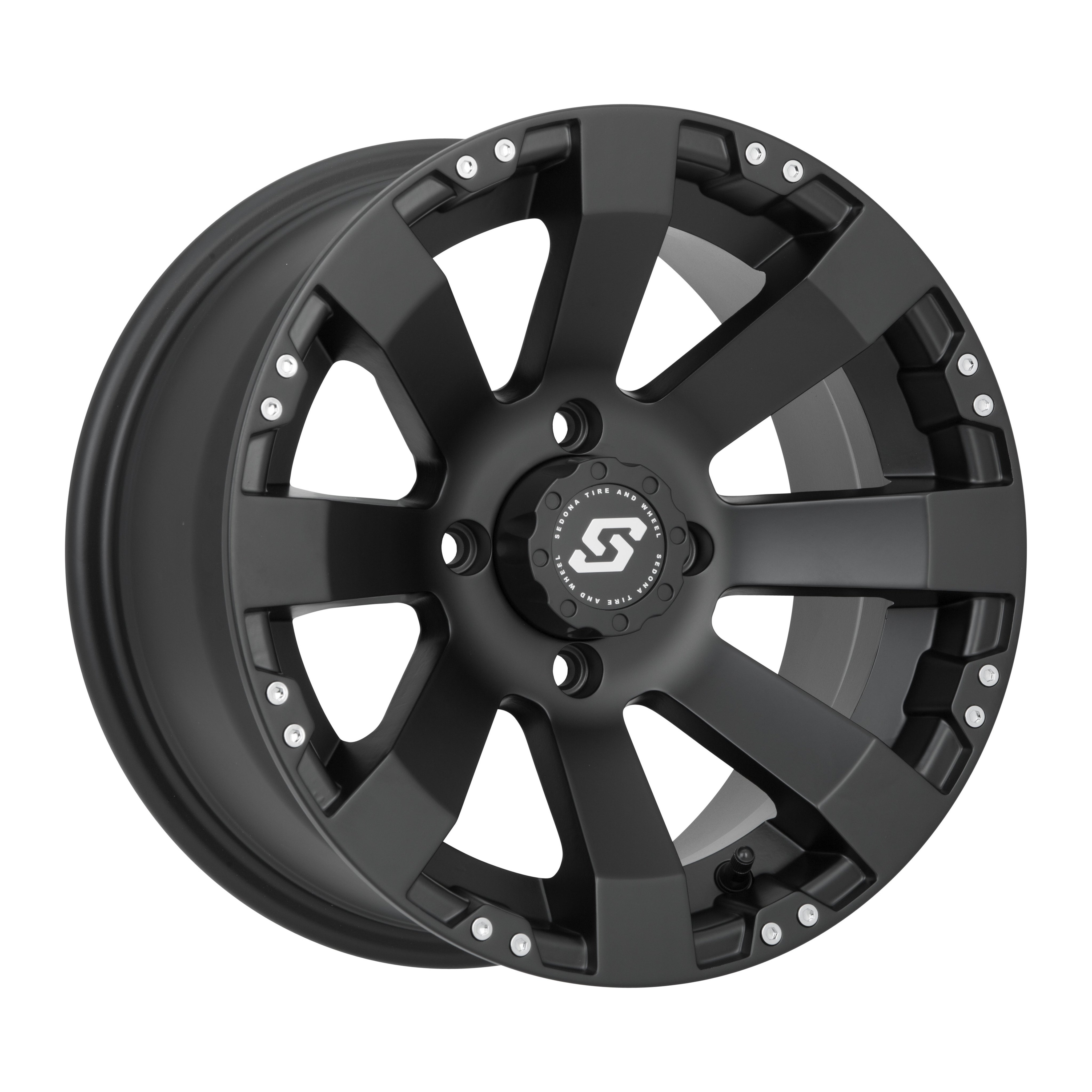 SPYDER WHEEL 14X7 4/137 5+2 (+10MM) BLACK - 570-1155