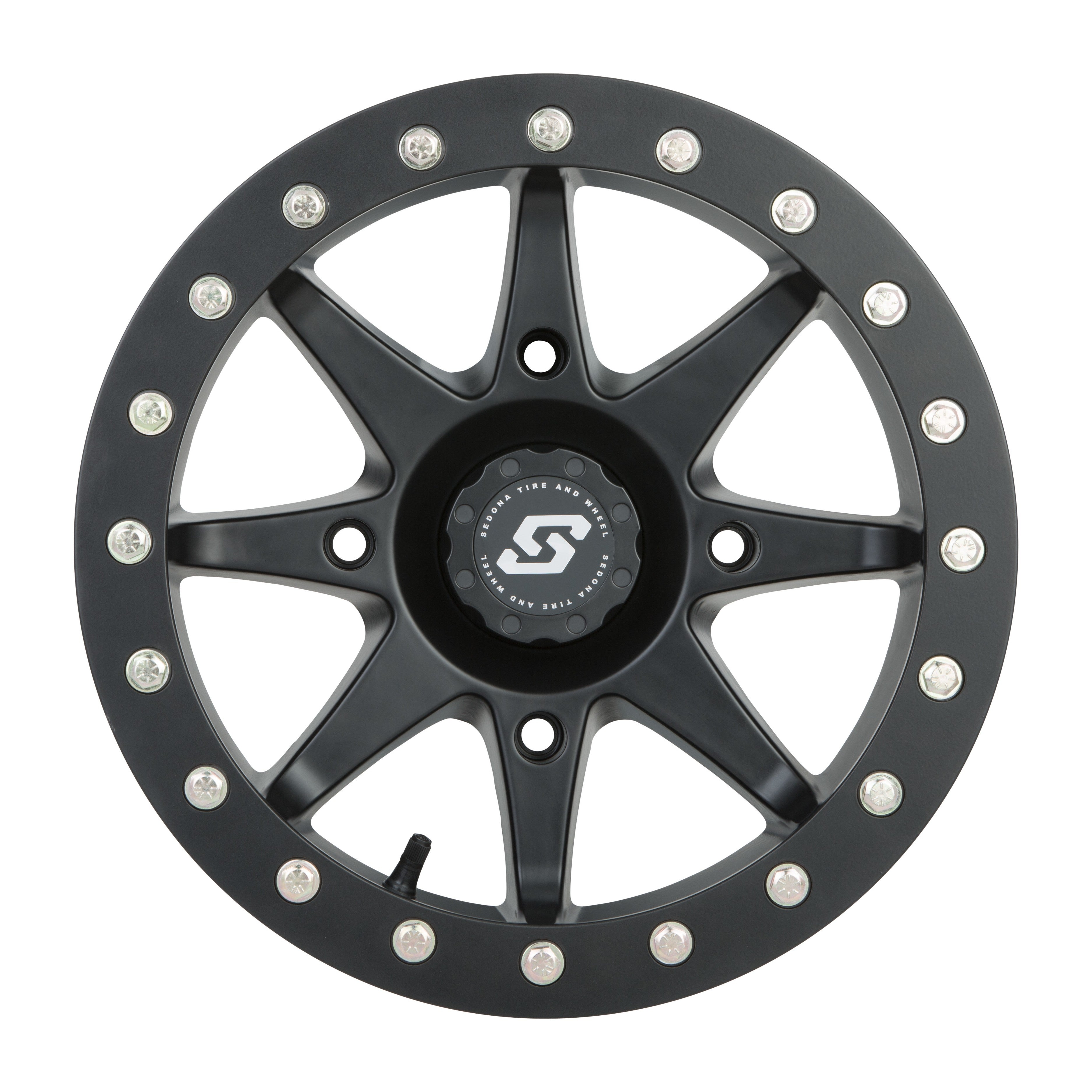 STORM BDLK WHEEL 14X7 4/156 4+3 (+5MM) BLACK - 570-1179-1