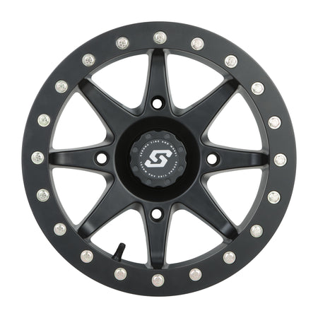 STORM BDLK WHEEL 14X7 4/156 4+3 (+5MM) BLACK - 570-1179-1