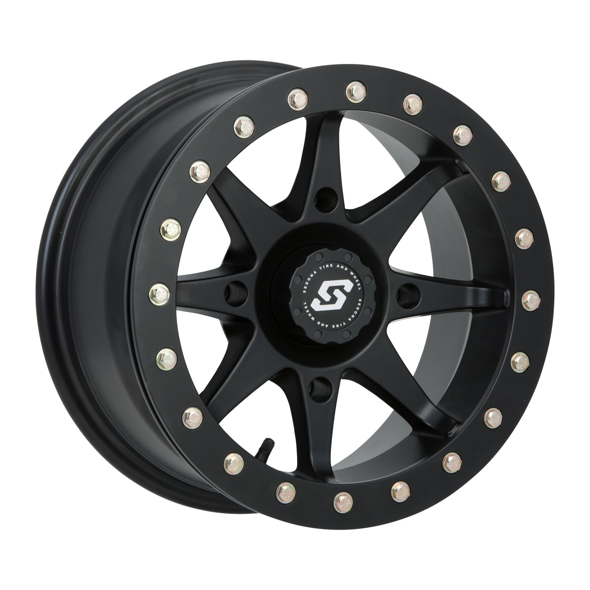 STORM BDLK WHEEL 14X7 4/156 4+3 (+5MM) BLACK - 570-1179