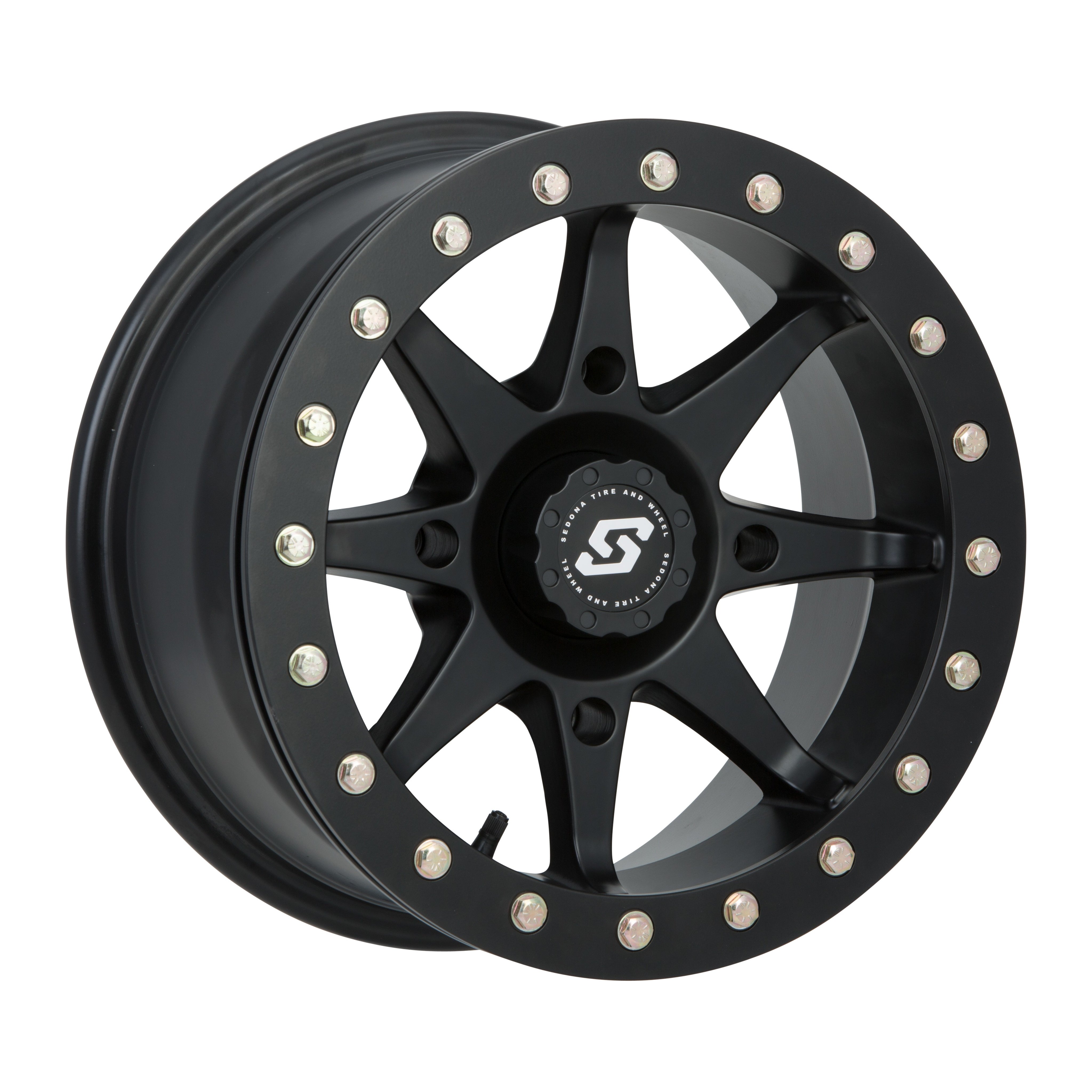 STORM BDLK WHEEL 14X7 4/156 4+3 (+5MM) BLACK - 570-1179
