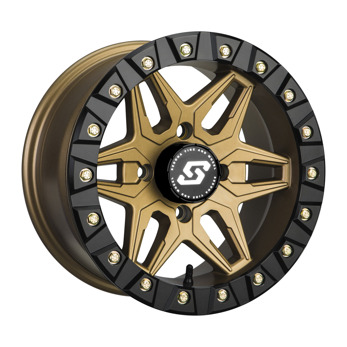 SPLIT 6 BDLK WHEEL 15X6 4/137 5+1 (+38MM) BRONZE - 570-1352
