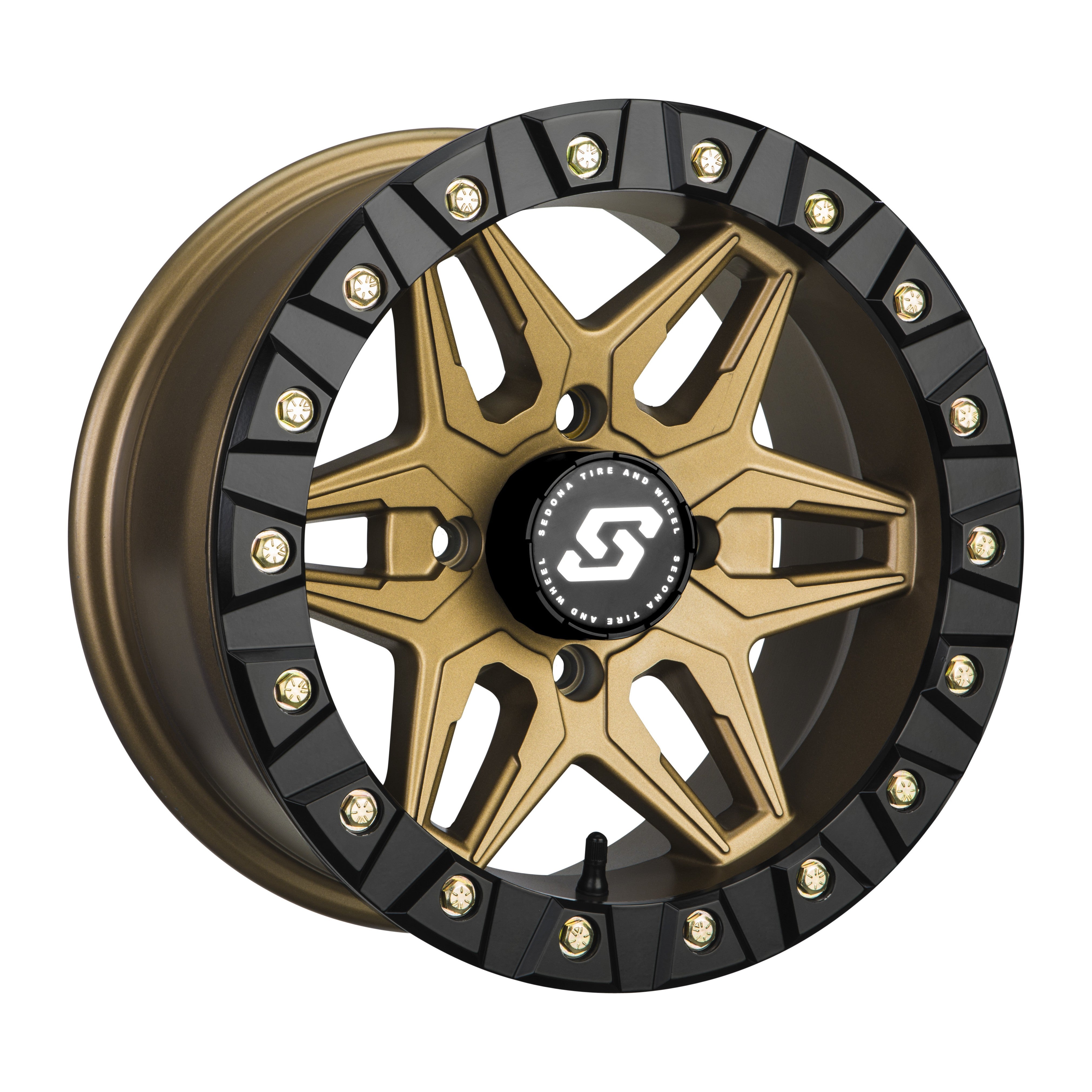 SPLIT 6 BDLK WHEEL 15X6 4/137 5+1 (+38MM) BRONZE - 570-1352