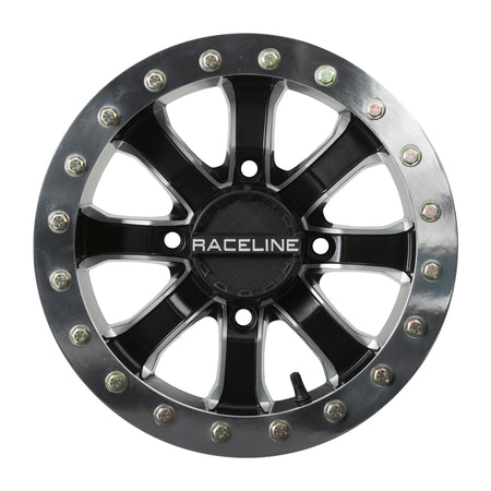 MAMBA BDLK WHEEL 14X7 4/156 4+3 (+5MM) BLK/MACHINED - 570-1514-1