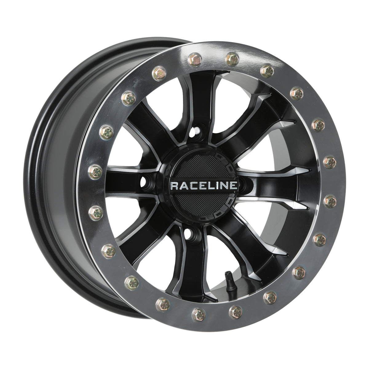 MAMBA BDLK WHEEL 14X7 4/156 4+3 (+5MM) BLK/MACHINED - 570-1514