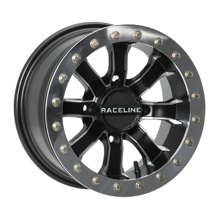 MAMBA BDLK WHEEL 14X7 4/156 4+3 (+5MM) BLK/MACHINED - 570-1514