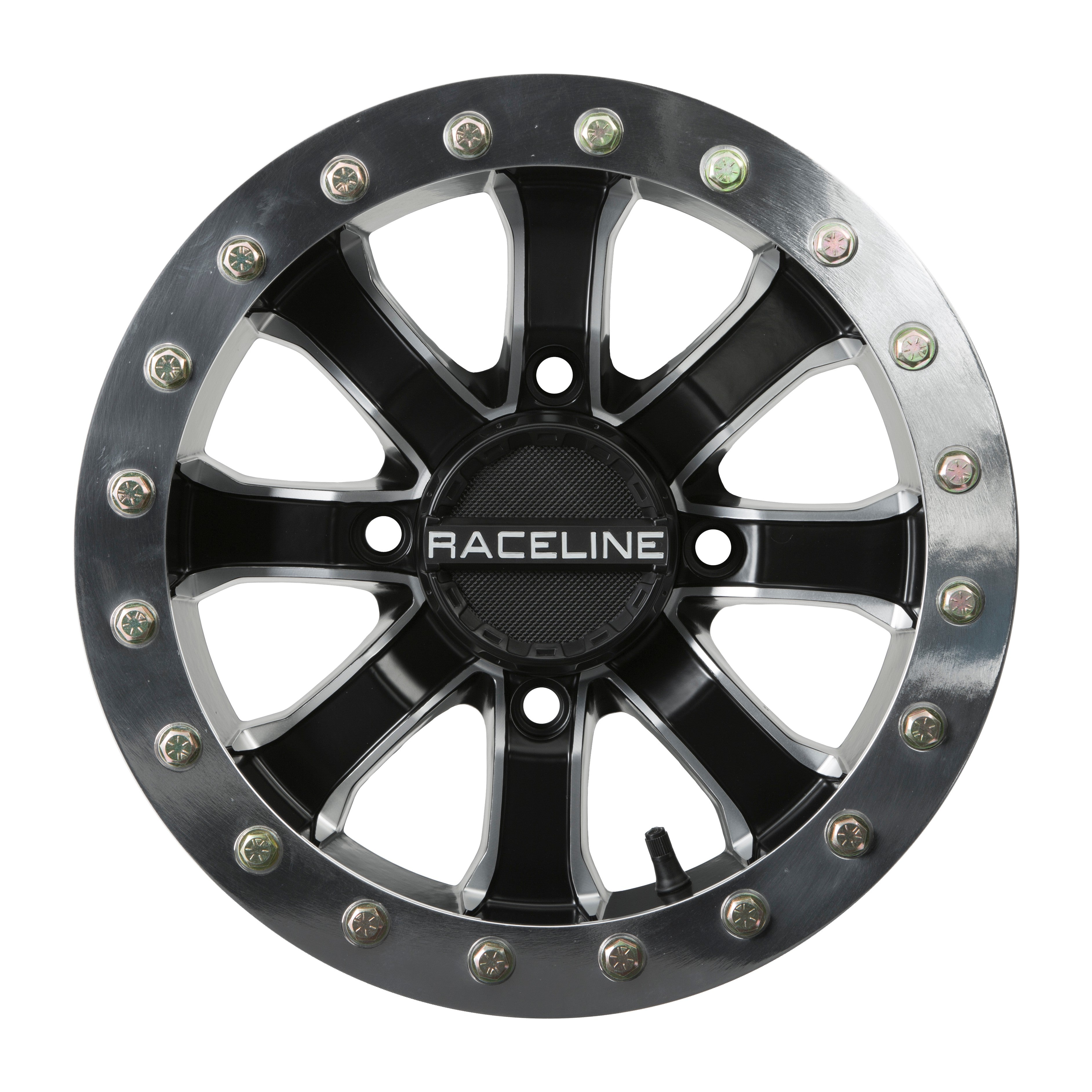 MAMBA BDLK WHEEL 14X8 4/156 4+4 (0MM) BLK/MACHINED - 570-1564-1