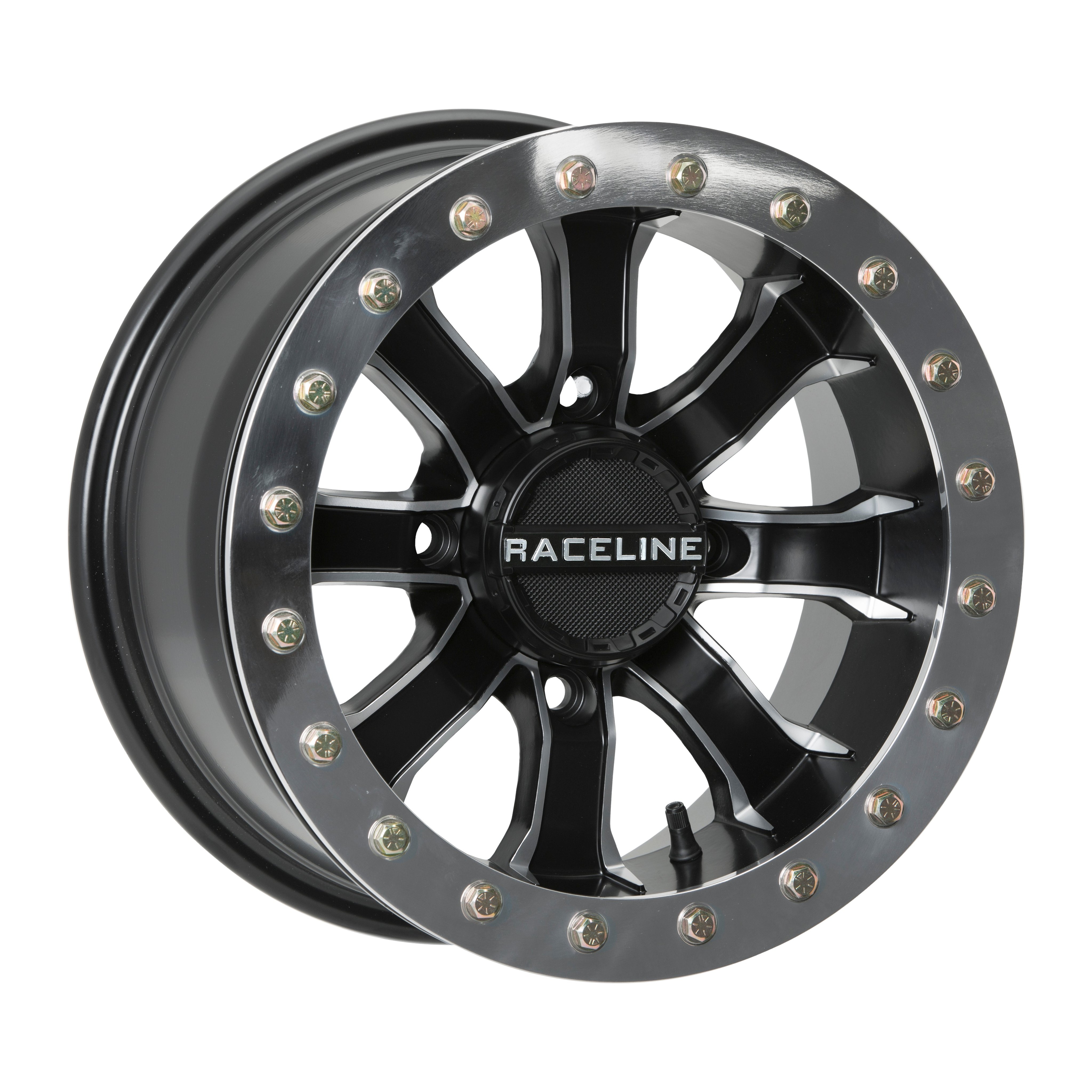 MAMBA BDLK WHEEL 14X8 4/156 4+4 (0MM) BLK/MACHINED - 570-1564