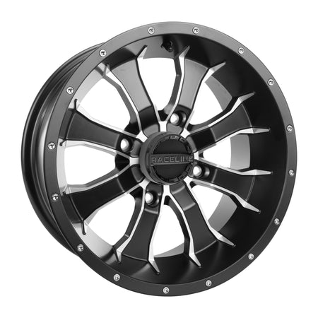 MAMBA WHEEL 15X7 4/137 5+2 (+10MM) BLK/MACHINED - 570-1596